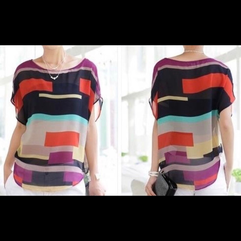 Multicolor blouse - Picture 7 of 7
